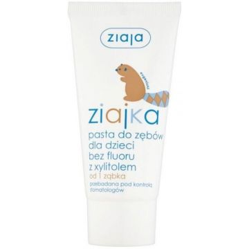 ZIAJA BABY & KIDS (ZIAJA) BABY & KIDS FLUOR-FREE TOOTHPASTE WITH XYLITOL TANDPASTA TUBE 50 ML