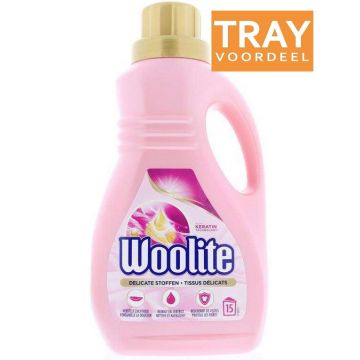WOOLITE DELICATE STOFFEN WASMIDDEL TRAY 6 X 900 ML