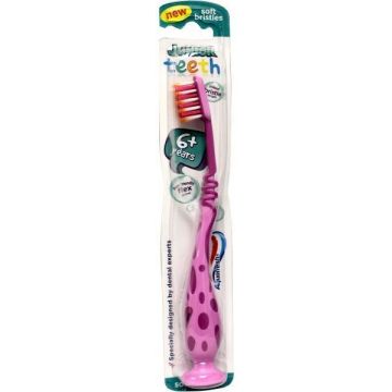 AQUAFRESH GROTE MENSEN TANDEN (AQUAFRESH) 6+ JAAR JUNIOR SOFT TANDENBORSTEL PAK 1 STUK