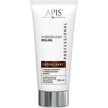 APIS PROFESSIONAL COFFEE SHOT (APIS) COFFEE SHOT HYDROGEL CAFFEIC ACID AND ARABICA COFFEE BEANS PEELING GEZICHTSSCRUB 200 ML
