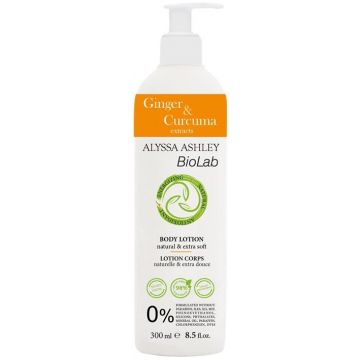 ALYSSA ASHLEY BIOLAB GINGER & CURCUMA BODY LOTION POMP 300 ML