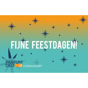 CADEAUKAART FIJNE FEESTDAGEN 15 EURO