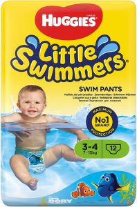 HUGGIES LITTLE SWIMMERS 7-15 KG ZWEMLUIERS PAK 12 STUKS