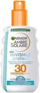 GARNIER AMBRE SOLAIRE CLEAR PROTECT REFRESH SPF 30 ZONNEBRAND SPRAY 200 ML