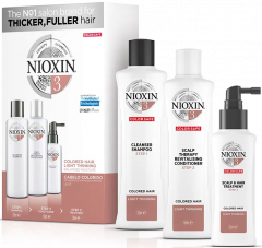 NIOXIN COLORED HAIR LIGHT THINNING SET SHAMPOO+CONDITIONER=TREATMENT