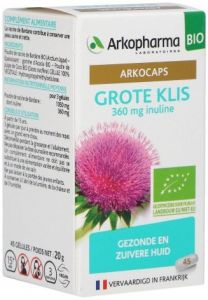 ARKOPHARMA ARKOCAPS GROTE KLIS BIJ PUISTJES EN MEE-ETERS CAPSULES POT 45 STUKS