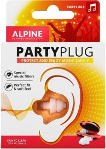 ALPINE PARTYPLUG EARPLUGS OORDOPJES DOOSJE 2 STUKS