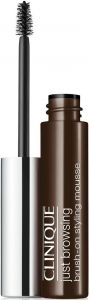 CLINIQUE JUST BROWSING BRUSH-ON STYLING MOUSSE 03 DEEP BROWN KOKER 2 ML