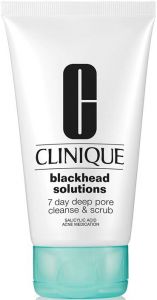 CLINIQUE BLACKHEAD SOLUTIONS 7 DAY DEEP PORE CLEANSE & SCRUB TUBE 125 ML
