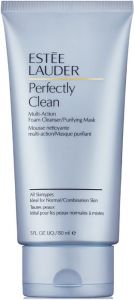 ESTEE LAUDER PERFECTLY CLEAN MULTI-ACTION FOAM CLEANSER PURIFYING MASK GEZICHTMASKER TUBE 150 ML