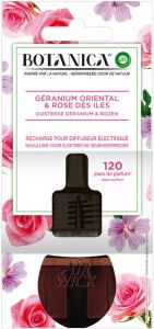 AIRWICK BOTANICA OOSTERSE GERANIUM & ROZEN ELEKTRISCHE GEURVERSPREIDER (NAVULLING) 19 ML