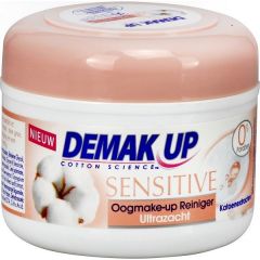 DEMAK UP SENSITIVE OOGMAKE-UP REINIGER ULTRAZACHT WATTENSCHIJFJES POT 30 STUKS