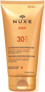 NUXE SUN DELICIOUS LOTION HIGH PROTECTION SPF 30 ZONNEBRAND TUBE 150 ML
