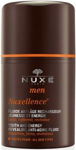 NUXE MEN NUXELLENCE YOUTH AND ENERGY REVEALING ANTI-AGING FLUID GEZICHTSCREME POMP 50 ML