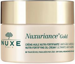 NUXE NUXURIANCE GOLD NUTRI-FORTIFYING ANTI-AGING OIL-CREAM GEZICHTSCREME POT 50 ML