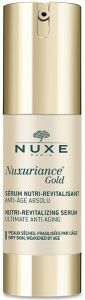 NUXE NUXURIANCE GOLD NUTRI-REVITALIZING GEZICHTSSERUM POMP 30 ML