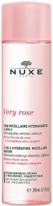 NUXE VERY ROSE 3-IN-1 HYDRATING MICELLAR WATER GEZICHTSREINIGER FLACON 200 ML