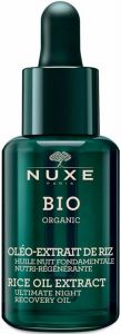 NUXE BIO ORGANIC RICE OIL EXTRACT ULTIMATE NIGHT RECOVERY OIL GEZICHTSOLIE DRUPPELAAR 30 ML