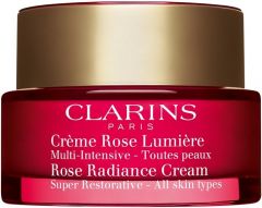 CLARINS ROSE RADIANCE SUPER RESTORATIVE CREAM GEZICHTSCREME POT 50 ML