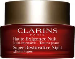 CLARINS SUPER RESTORATIVE NIGHT CREAM ALL SKIN TYPES NACHTCREME POT 50 ML