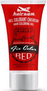 HAIRGUM FIX COLOR RED HAIR COLORING GEL TUBE 30 ML