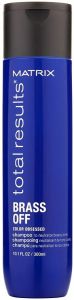 MATRIX TOTAL RESULTS BRASS OFF COLOR OBSESSED SHAMPOO FLACON 300 ML