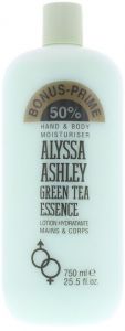 ALYSSA ASHLEY GREEN TEA ESSENCE HAND & BODY MOISTURISER FLACON 750 ML