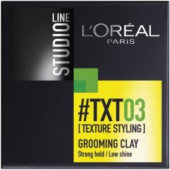 L'OREAL STUDIO LINE TXT 03 TEXTURE STYLING GROOMING CLAY POT 75 ML