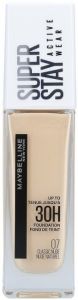 MAYBELLINE SUPERSTAY ACTIVE WEAR 30H 07 CLASSIC NUDE FOUNDATION POMP 30 ML