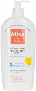 MIXA BABY MILD 2IN1 BABYSHAMPOO AND BATH LOTION POMP 400 ML