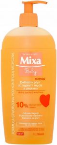 MIXA BABY GENTLE OIL BATH AND WASH LOTION BABY BADOLIE POMP 400 ML