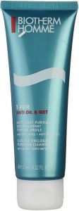 BIOTHERM HOMME T-PUR ANTI OIL & WET CLAY-LIKE UNCLOGGING PURIFYING CLEANSER GEZICHTSREINIGER TUBE 125 ML