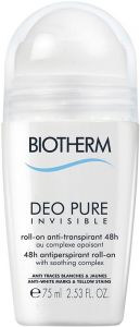 BIOTHERM DEO PURE INVISIBLE DEO ROLLER 75 ML