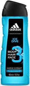 ADIDAS ICE DIVE SHOWER GEL DOUCHEGEL FLACON 400 ML