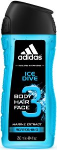 ADIDAS ICE DIVE SHOWER GEL DOUCHEGEL FLACON 250 ML