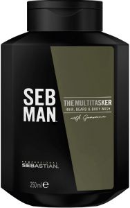 SEB MAN THE MULTI-TASKER 3-IN-1 HAIR, BEARD & BODY WASH FLACON 250 ML