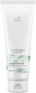 WELLA PROFESSIONALS NUTRICURLS WAVES & CURLS CLEANSING CONDITIONER CREMESPOELING TUBE 250 ML