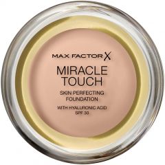 MAX FACTOR MIRACLE TOUCH 035 PEARL BEIGE SKIN PERFECTING FOUNDATION POTJE 11,5 GRAM