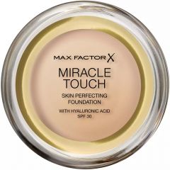 MAX FACTOR MIRACLE TOUCH 080 BRONZE SKIN PERFECTING FOUNDATION POTJE 11,5 GRAM