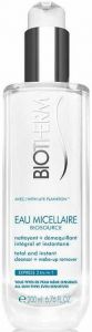 BIOTHERM BIOSOURCE EAU MICELLAIRE CLEANSER + MAKE-UP REMOVER POMP 200 ML