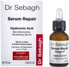 DR SEBAGH SERUM REPAIR COLLAGEN P + HYALURONIC ACID GEZICHTSSERUM DRUPPELAAR 20 ML