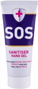 AROMA AD SOS SANITISER HANDGEL TUBE 65 ML