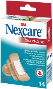 3M NEXCARE BLOOD-STOP PLEISTERS DOOSJE 14 STUKS