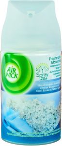 AIRWICK FRESHMATIC MAX COOL LINEN & WHITE LILAC LUCHTVERFRISSER (NAVULLING) SPUITBUS 250 ML