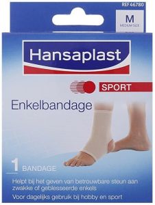 HANSAPLAST SPORT ENKELBANDAGE M PAK 1 STUK