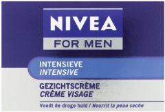NIVEA FOR MEN INTENSIEVE GEZICHTSCREME POT 50 ML