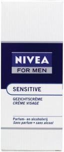 NIVEA FOR MEN SENSITIVE GEZICHTSCREME TUBE 75 ML