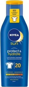 NIVEA SUN PROTECT & HYDRATE SPF 20 ZONNEBRAND FLACON 200 ML