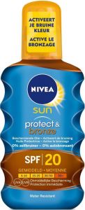 NIVEA SUN PROTECT & BRONZE SPF 20 OLIE ZONNEBRAND SPRAY 200 ML