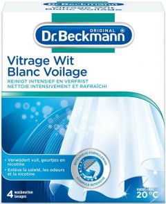 DR. BECKMANN VITRAGE WIT WASMIDDEL PAK 4 X 40 GRAM